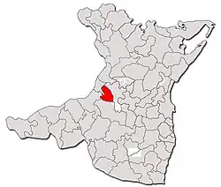 Location in Constanța County