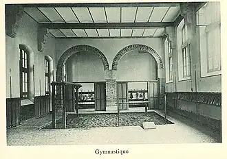 The gymnasium.