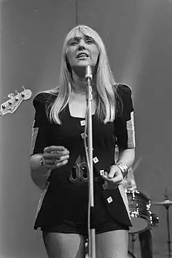 Sally Carr in 1972