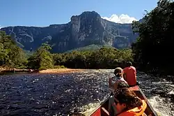The Angel falls in Venezuela