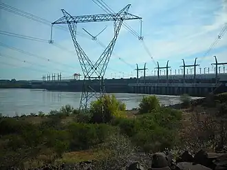 The Salto Grande dam