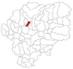 Location in Bistrița-Năsăud County