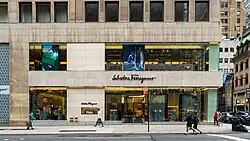 Ferragamo store on 5th Avenue in Manhattan