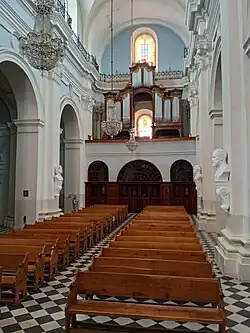 Interior of St. Stanislaw's Church (now an organ hall)