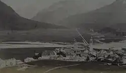 Another photographic view of Samedan in the circa 1870s