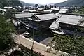 Panoramic view of Samegai-juku along the Jizogawa