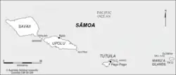 Map of Samoa