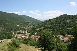 View of the village Samokov