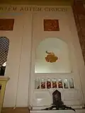 Santo Entierro image enshrined inside the church. The Principal Patron of the Parish and Town.