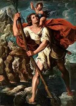 St. Christopher by Orazio Borgianni, c. 1600