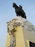 The statue in the Plaza San Martín