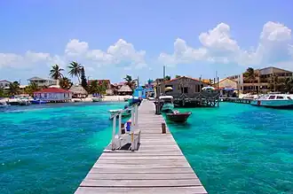 Image 2San Pedro Beach in Ambergris Caye, Belize, 2007