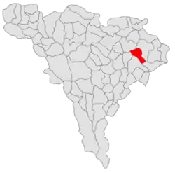 Location in Alba County