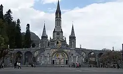 Rosary Basilica, Lourdes, France, 1899