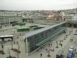 The bus station, known as Ruten (The Route)