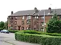 Sandstone tenements, Don Street, Riddrie in 2011 after refurbishment