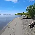"Sandy Beach" located near the Rio Vista Coast Guard Station