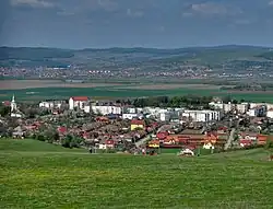 Aerial view of Sângeorgiu de Mureș