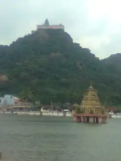 Sangu Theertham(conch tank) of Thirukazhukundram