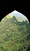 Suvela Machi view from Rajgad balekilla Mahadwar