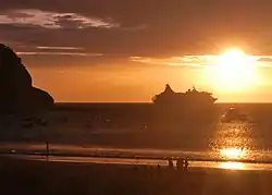 Sunset at San Juan del Sur bay