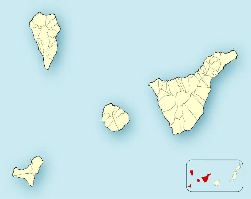 El Tanque is located in Province of Santa Cruz de Tenerife