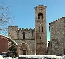 The church of Sainte-Marie, in Corneilla-de-Conflent