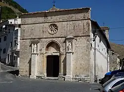 The main church of Our Lady of Graces (Santa Maria delle Grazie) in central Cocullo
