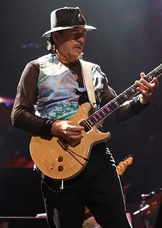 Santana performing in 2011