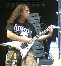 Santolla performing in 2008