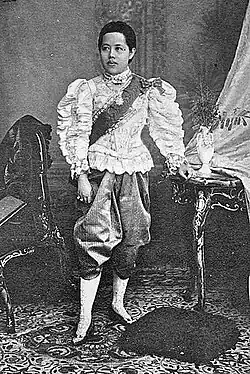 Photograph of Queen Saovabha Phongsri, principal consort to King Chulalongkorn