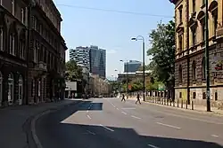 Hiseta street leading to Marijin Dvor