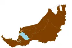 Location of Sarikei