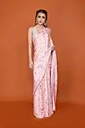 A classic drape sari