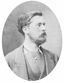 John Singer Sargent in a pleated Ascot tie c.1880