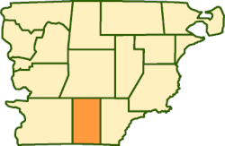 Location of Sarmiento Department