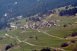 Sarn from the air