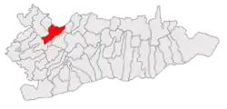 Location in Călărași County