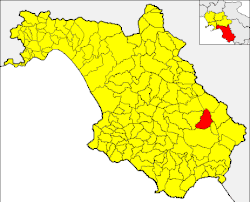 Sassano within the Province of Salerno