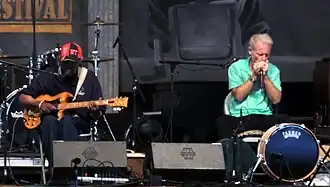 Satan (left) & Adam (right) performing at Jazzfest in 2012