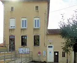 The town hall in Saulxerotte