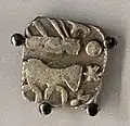 Saurasena coin, 400–300 BCE.
