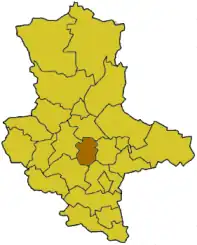 Location of Bernburg
