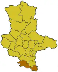 Location of Burgenlandkreis