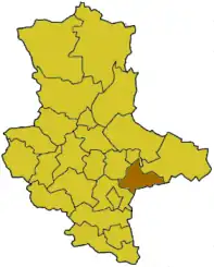 Location of Bitterfeld