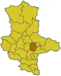 Location of Köthen