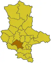 Location of Mansfelder Land