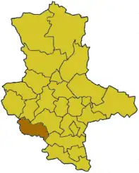 Location of Sangerhausen