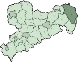 Location of Niederschlesischer Oberlausitzkreis