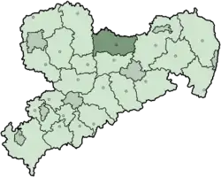 Location of Riesa-Großenhain